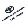 Toyota 2020-2025 HIGHLANDER AWD LE MATTE BLACKOUT EMBLEM OVERLAY KIT