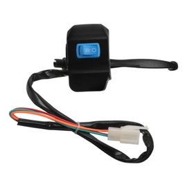 CHILDWEET Motorcycle Handlebar Control Switch Electric Bike Headlight Horn and Turn Signal Button Compact Multifunction Design for Easy Installation and Broad Compatibility