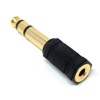 DRUT 1pcs 3.5mm Stereo Socket to 6.35mm Stereo Jack Converter