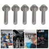 20Pcs M10x1.5 Screw Bolts A2‑70 Stainless Steel Flanged Hex Head