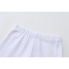 VilyR Girls Solid Cotton Ruffles Shorts (White,6-7Y)