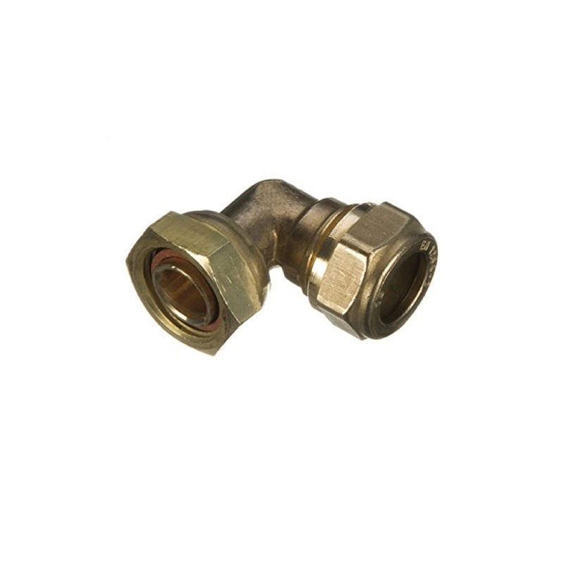 Primaflow 90001243 Compression Bent Tap Connector, Brass, 15 x 1/2-Inch
