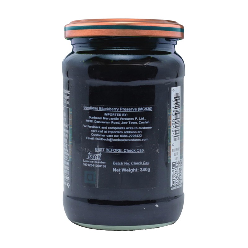 Mackays Seedless Blackberry Preserve, 12 Ounce