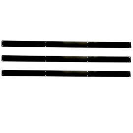 Schneiders Easy-Up 36" Flat Plate Metal Chew Guards - Set of 3 | Color Black