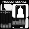 Lotsdonxia Expanding Hose Holder – Garden Hose Storage Plastic Holder,