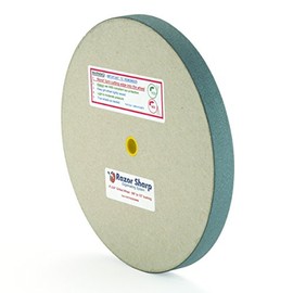 Woodcraft Razor Sharp Edgemaking 8in Silicon Carbide Coarse Grit Wheel, 8x.75x.0.625, Compatible with 5/8" & 1/2" Arbor Bench Grinders