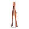 Bamboo Toast Tongs, Wooden BBQ Serving Tong Portable Toast Tongs