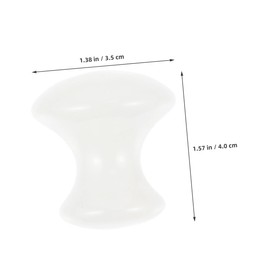 FRCOLOR 2pcs Mushroom Shaped Guasha Massage Stones for Face Neck with Ergonomic Grip Gentle Smooth Texture Scraping Tool for Muscle Soreness Relief and Facial Care