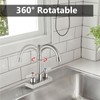 GBBNE Bar Sink Faucet 4 Inch Center 2 Hole Deck