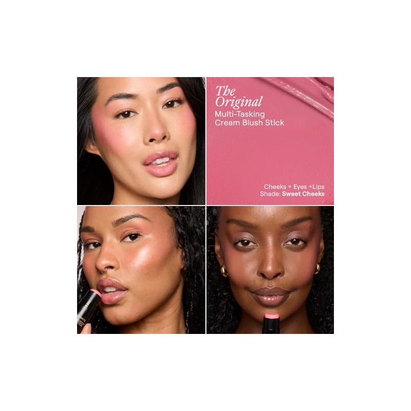 NUDESTIX Nudies Blush Stick – 3-in-1 Cream Blush for Cheeks,