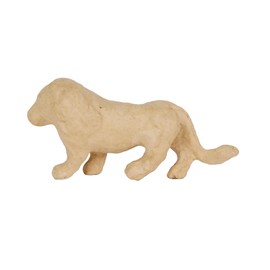 Décopatch AP586Opack Pack of 5 Paper Mache Lion Carrier 15 x 4.5 x 7 cm Kraft Brown
