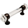 Cosmas 6393ORB-C Oil Rubbed Bronze with Clear Glass Cabinet Handle