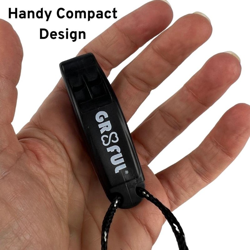 gr8ful® Emergency Sports Whistle for Adults & Kids | Ideal
