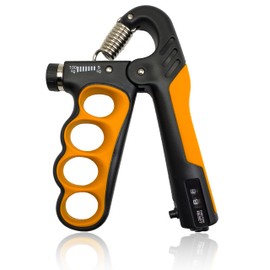 Grip Strengthener,Grip Strength Trainer,Hand Grip Strengthener,Hand Grip Strength Trainer,Forearm Strengthener,Forearm Trainer,Adjustable Resistance,Adjustable Grip Strength,Ergonomic Design (yellow)