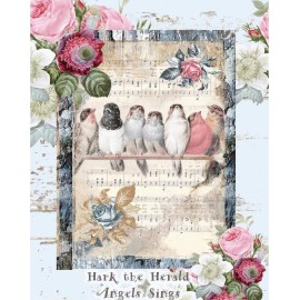 Unbranded Vintage Christmas Decoupage Print 8x10” Home Decor Crafting Junk Journals #TC4