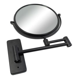 Vaper Espejo Vanidad Doble Cara Metálico 8 Pul. Negro