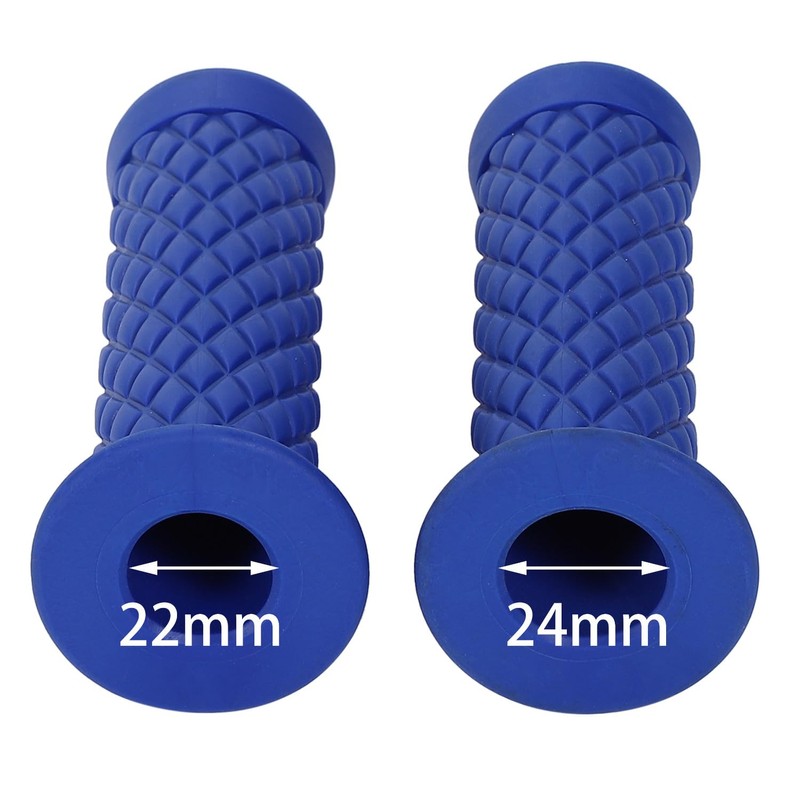 nakira Motorcycle Grip Moped Handle 0.9 inch (22.2 mm) Non-Piercing