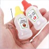 Ccglam 4 Mini Botellas Aderezo Catsup Contenedores Portátiles