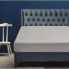 Home Beyond & HB design - Fitted Sheet, Ultra Soft Brushed Microfiber, Wrinkle Fade & Shrinkage Resistant, Deep Pocket Bed Sheet (Twin, Grey)