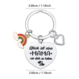 Jusgan Keyring Mum, Best Mum Gift, Mother's Day Gift for Mum