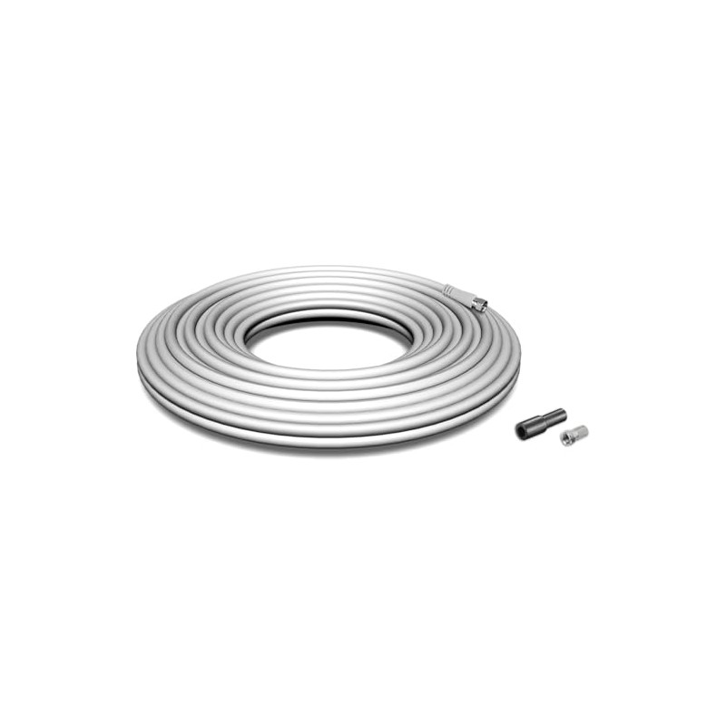 Megasat Quad Shield Coaxial Cable Set 120, White