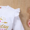 DDLUZQual - Conjunto de 2 vestidos de princesa de cumpleaños