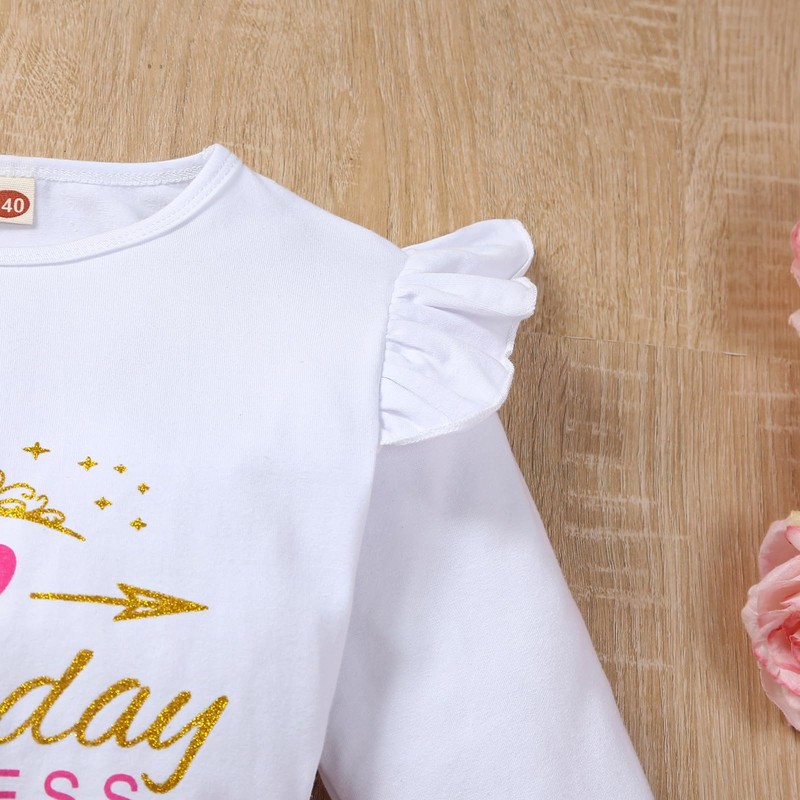 DDLUZQual - Conjunto de 2 vestidos de princesa de cumpleaños