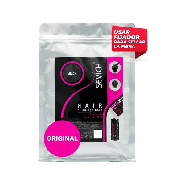 Sevich 100g Fibra Capilar Calvici Barba Cabello Envio Gratis