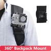 Reflex Camera Black Backpack Shoulder Strap with 360 Degree Rotation