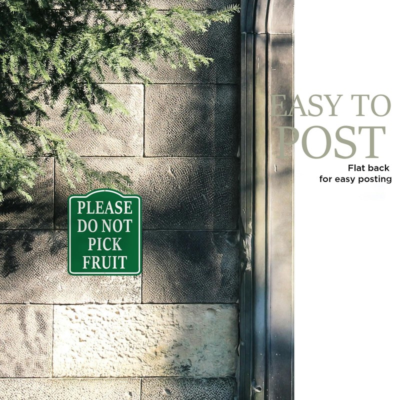 Please Do Not Pick Fruit Sign, Joyfulmap Aluminum Composite Sign