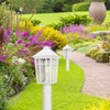 Darkaway Large Outdoor Post Lights Lamp Post Light Fixture, 17inch