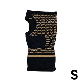 2X Copper Wrist Hand Brace Support Carpal Tunnel Sprain Arthritis Compression Glove S