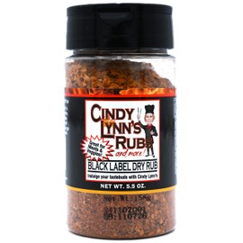 Cindy Lynn's Great Ribs Dry Rub & Seasoning Variety Pack - 4-Pack of our Best Rib Seasonings - Black Label, Voodoo Rib, Big Kahuna and XOXO (5.5oz)