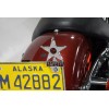 V-Twin 48-1618 Safety Star License Plate Topper with LED Lamp