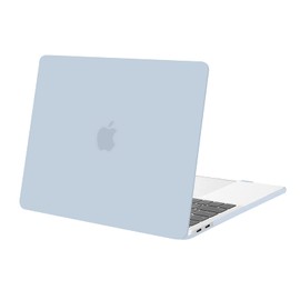 MOSISO Compatible with MacBook Pro 13 inch Case M2 2025, 2024, 2023, 2022-2016 A2338 M1 A2251 A2289 A2159 A1989 A1708 A1706 with/Without Touch Bar, Plastic Hard Shell Case Cover, Baby Blue