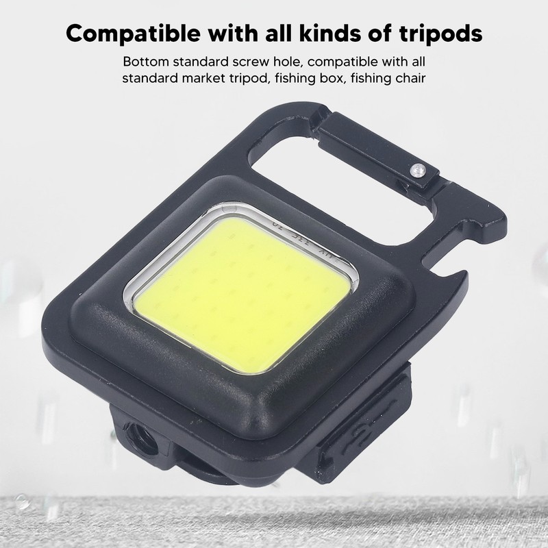 4 Set COB Keychain Work Light 1000lm 3 Modes Waterproof