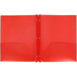 Plastic Folder with Prongs 2 Pocket - Up&Up (RED)