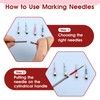 12 Pcs Punch Needle Kit, Embroidery Punch Needle Tool Wooden