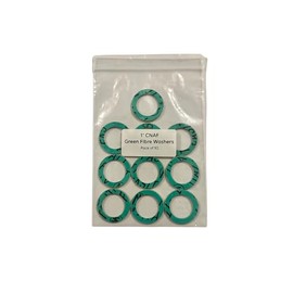 High Temperature Green Fibre Washer 1" - Pack of 10