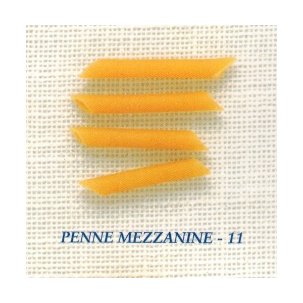 Penne Mezzanine #11 Short Cut Pasta Case of Twenty (20) 1 .lb Pouches