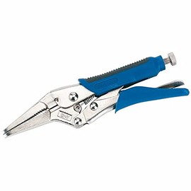 Draper 89126 165mm Soft Grip Long Nose Self Grip Pliers