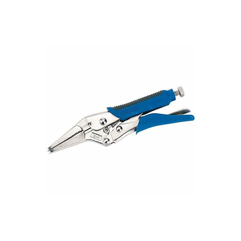 Draper 89126 165mm Soft Grip Long Nose Self Grip Pliers