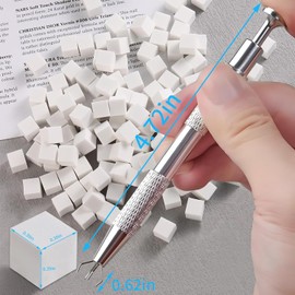 250 Nail-Art-Schwämme und 4 Krallen Nail Sponge Metall-Greifer für Ombre und Gradient Nageldesign, Nagelkunst-Schwamm Pinsel, Maniküre Zubehör für Nägel, Nail Art Schwämme für Babyboomer Effekte DIY