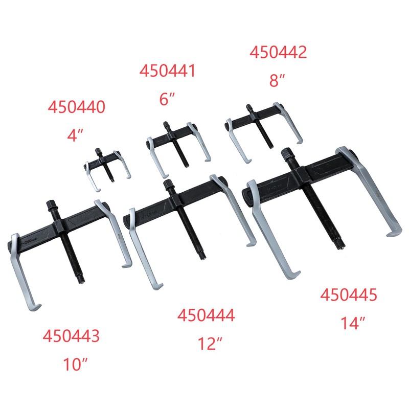 KATSU Tools 2 Jaws Bearing Puller 8 Inch, CR-V, Adjustable