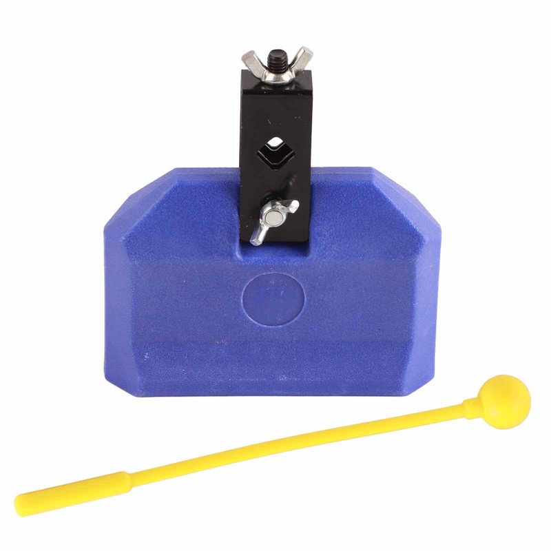 Blue Environmentally Friendly Plastic Percussion Instruments Block Latin Drum Kit