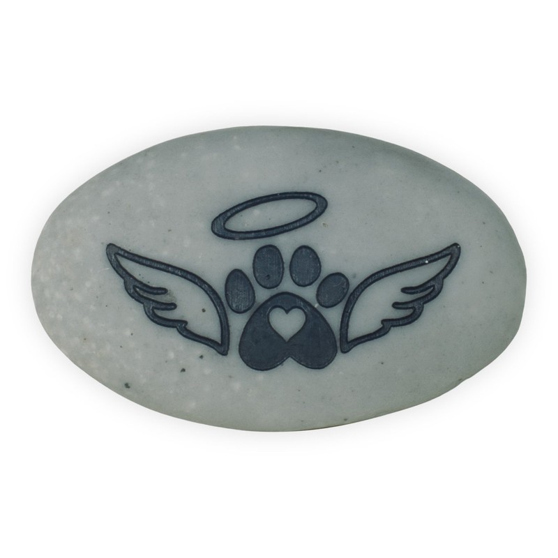 Angelstar Rainbow Bridge Pet Stone, Deep Grey