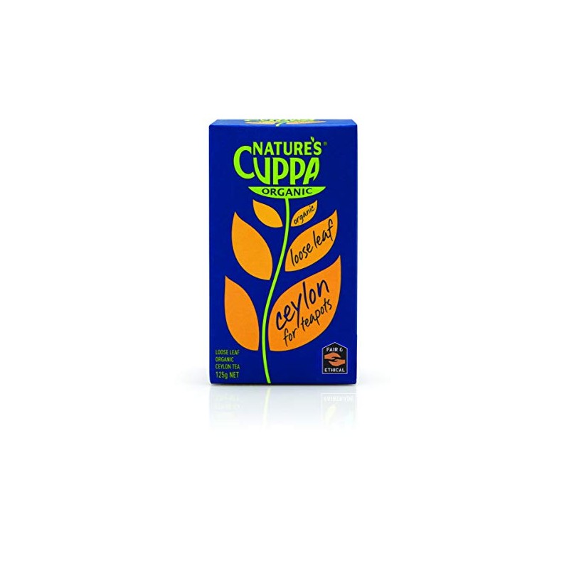 Nature's Cuppa Organic Ceylon Loose Leaf Tea 125g