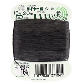 Fujix Tire Silk Hole Thread No. 16 Length 66.6 ft (20 m) col.104