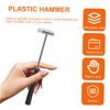 Operitacx 4pcs Small Hammer Double Faced Soft Hard Mallet for
