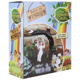 VFM - Fairy Garden Ornament, Fairies on a Swing, Outdoor Garden Accessory, Home Accessories, Gift for Birthday and Christmas